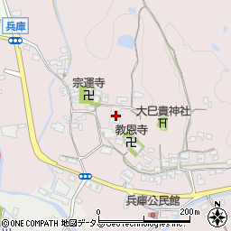 奈良県高市郡高取町兵庫939周辺の地図