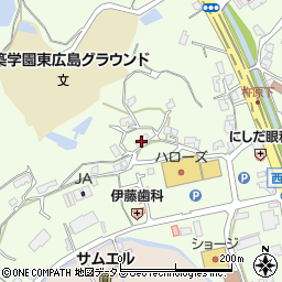 広島県東広島市高屋町杵原1183周辺の地図