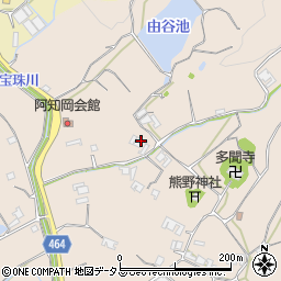 兵庫県淡路市王子590周辺の地図
