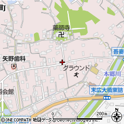 広島県福山市今津町714周辺の地図