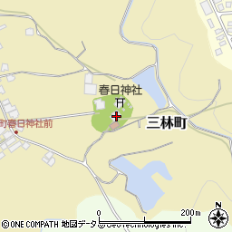 大阪府和泉市三林町591周辺の地図