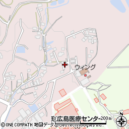 広島県東広島市八本松町米満456周辺の地図