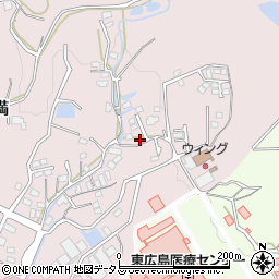 広島県東広島市八本松町米満1078-3周辺の地図