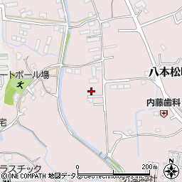 広島県東広島市八本松町米満651周辺の地図