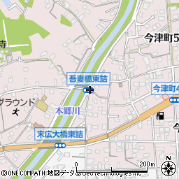 吾妻橋東詰周辺の地図
