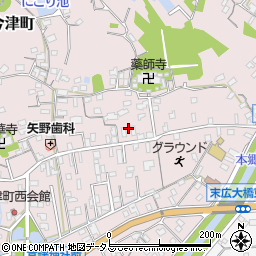 広島県福山市今津町723周辺の地図