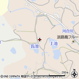 兵庫県淡路市上河合75周辺の地図
