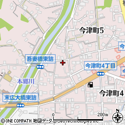 備後今津郵便局 ＡＴＭ周辺の地図