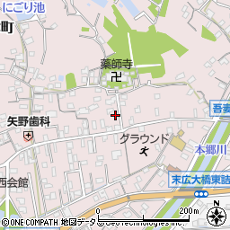 広島県福山市今津町1345周辺の地図