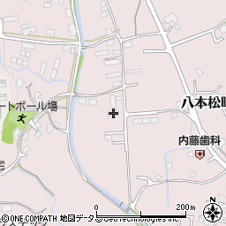広島県東広島市八本松町米満658周辺の地図