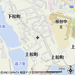 大阪府岸和田市下松町1117-3周辺の地図