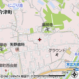 広島県福山市今津町1321周辺の地図