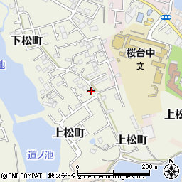 大阪府岸和田市下松町1106-43周辺の地図