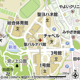 桃山学院大学周辺の地図