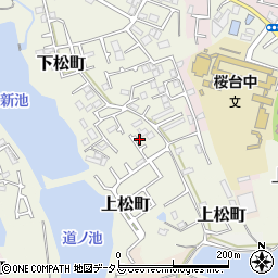 大阪府岸和田市下松町1129-2周辺の地図