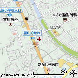 尾道浪漫珈琲三成店周辺の地図