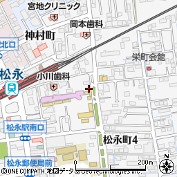 シャシンのアワムラ周辺の地図