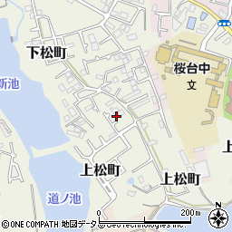 大阪府岸和田市下松町1117周辺の地図