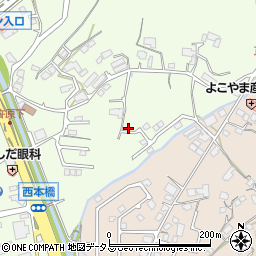 広島県東広島市高屋町杵原1384周辺の地図