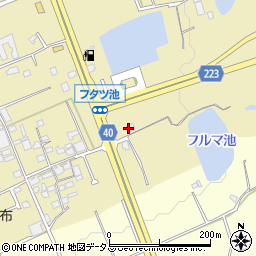 マクドナルド岸和田インター店周辺の地図