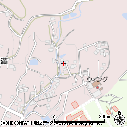 広島県東広島市八本松町米満1078-11周辺の地図