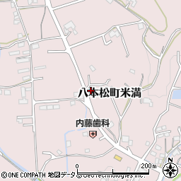 広島県東広島市八本松町米満961周辺の地図