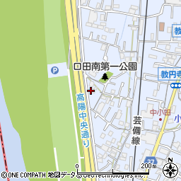 株式会社コンセック　口田営業所周辺の地図