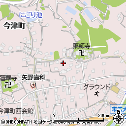 広島県福山市今津町1324周辺の地図