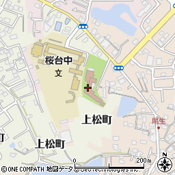 岸和田市地域包括支援センター　萬寿園周辺の地図