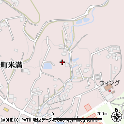 広島県東広島市八本松町米満1125周辺の地図