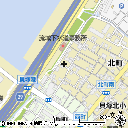 大阪府貝塚市北町30-3周辺の地図