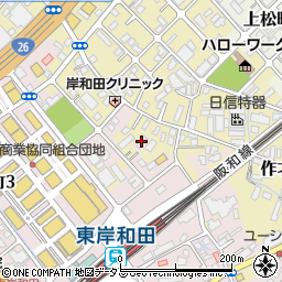 株式会社介護センターめぐみ岸和田周辺の地図