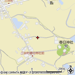大阪府和泉市三林町1383-42周辺の地図