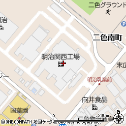 大阪府貝塚市二色南町16周辺の地図
