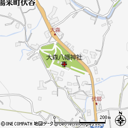 大森八幡神社周辺の地図