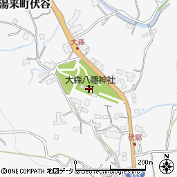 大森八幡神社周辺の地図