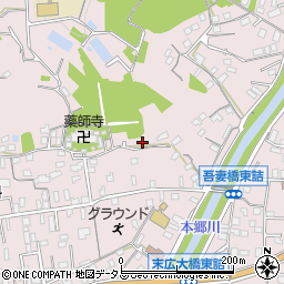 広島県福山市今津町1383周辺の地図