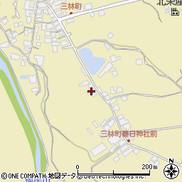 大阪府和泉市三林町981周辺の地図