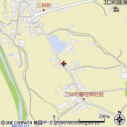 大阪府和泉市三林町649-1周辺の地図