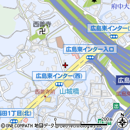 広島銀行福田支店周辺の地図
