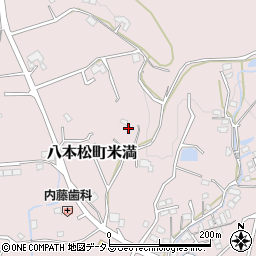 広島県東広島市八本松町米満933周辺の地図