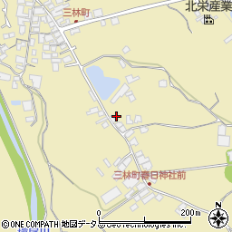 大阪府和泉市三林町650-1周辺の地図
