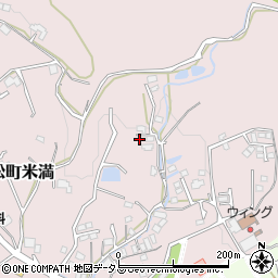 広島県東広島市八本松町米満1127周辺の地図