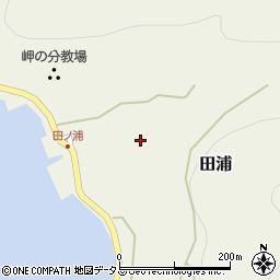 香川県小豆郡小豆島町田浦周辺の地図