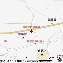 桑名三重信用金庫飯南支店周辺の地図