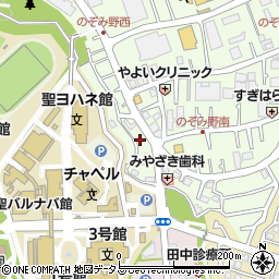 個別指導まなび　和泉中央教室周辺の地図