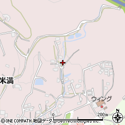 広島県東広島市八本松町米満1154周辺の地図