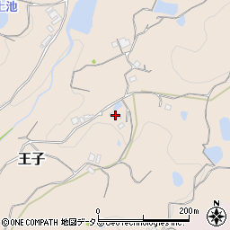 兵庫県淡路市王子311周辺の地図