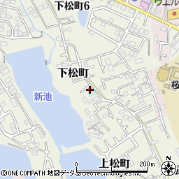 大阪府岸和田市下松町1142-1周辺の地図
