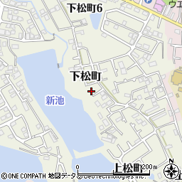 大阪府岸和田市下松町1140-2周辺の地図